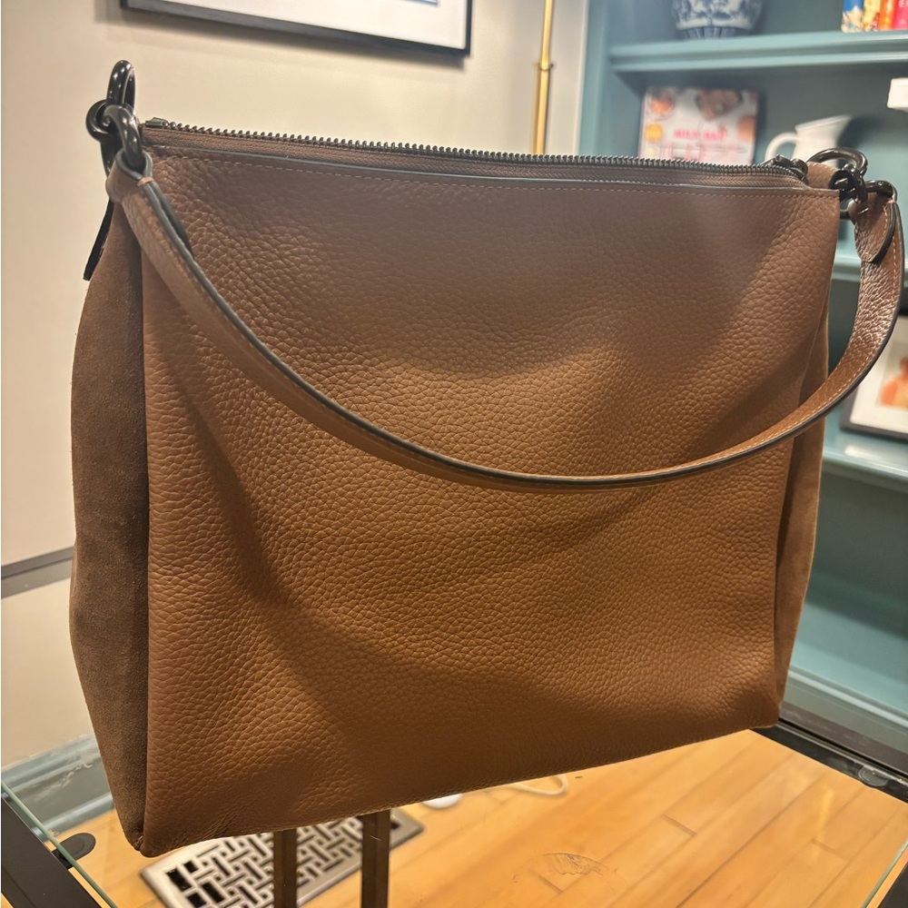 Coach Tan Leather Hobo Bag - Picture 3 of 5